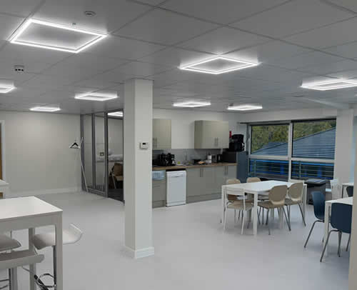 project main lighting and feature lighting stockport